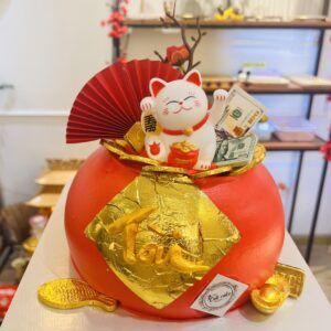 Bánh Kem Mèo Thần Tài