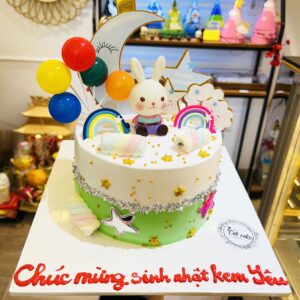 Bánh Sinh Nhật Hình Con Thỏ Cute